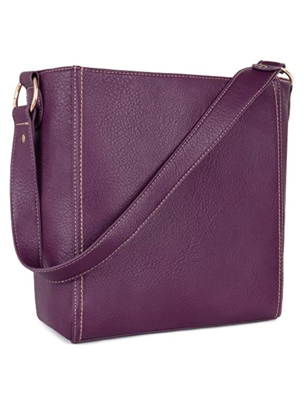Vegan Leather Hobo Shoulder Bag Soft Medium Handbag